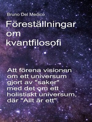 cover image of Föreställningar om kvantfilosofi.